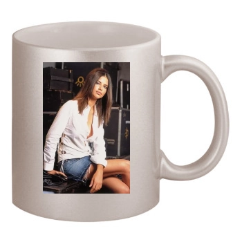 Adriana Lima 11oz Metallic Silver Mug