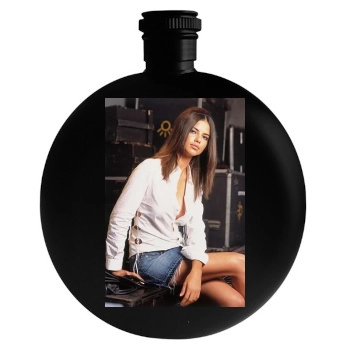 Adriana Lima Round Flask