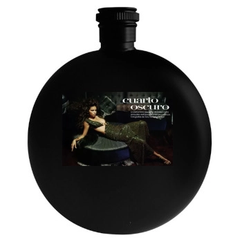 Adriana Lima Round Flask