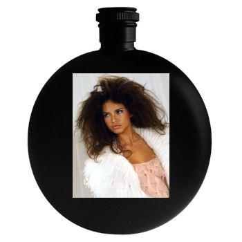 Adriana Lima Round Flask