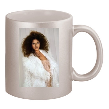 Adriana Lima 11oz Metallic Silver Mug