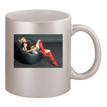 Adriana Volpe 11oz Metallic Silver Mug