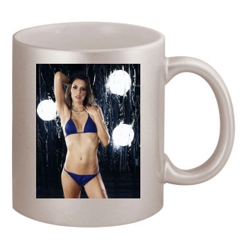 Adrianne Curry 11oz Metallic Silver Mug