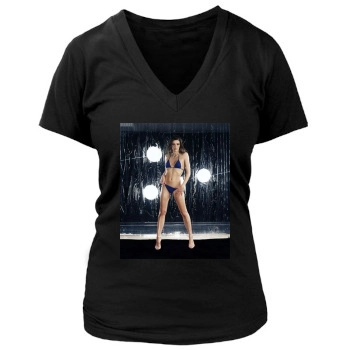 Adrianne Curry Women's Deep V-Neck TShirt