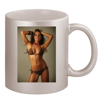 Alena Seredova 11oz Metallic Silver Mug