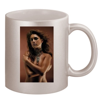 Alena Seredova 11oz Metallic Silver Mug