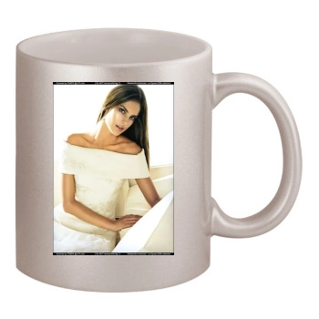 Alessandra Ambrosio 11oz Metallic Silver Mug