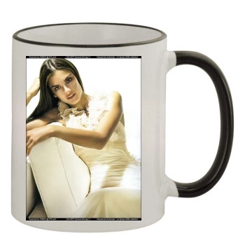 Alessandra Ambrosio 11oz Colored Rim & Handle Mug