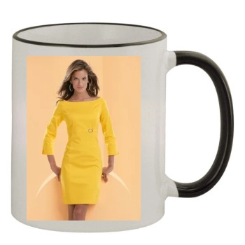 Alessandra Ambrosio 11oz Colored Rim & Handle Mug