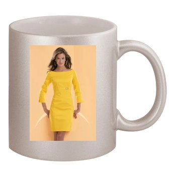 Alessandra Ambrosio 11oz Metallic Silver Mug