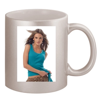 Alessandra Ambrosio 11oz Metallic Silver Mug