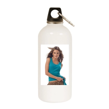 Alessandra Ambrosio White Water Bottle With Carabiner