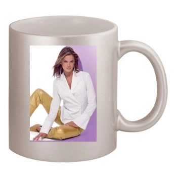 Alessandra Ambrosio 11oz Metallic Silver Mug