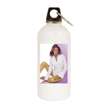 Alessandra Ambrosio White Water Bottle With Carabiner