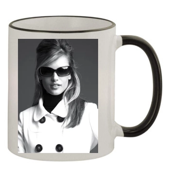 Alessandra Ambrosio 11oz Colored Rim & Handle Mug