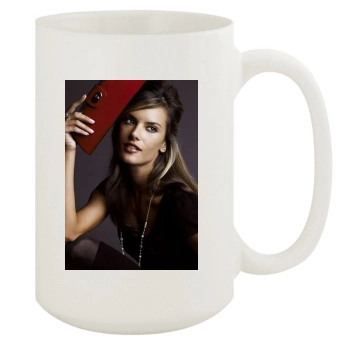 Alessandra Ambrosio 15oz White Mug