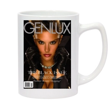 Alessandra Ambrosio 14oz White Statesman Mug