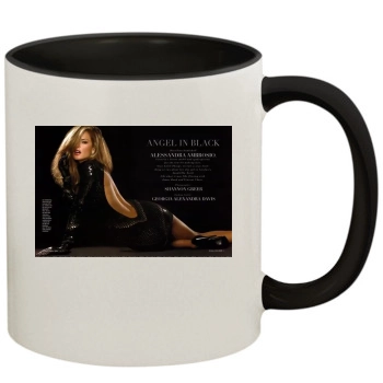 Alessandra Ambrosio 11oz Colored Inner & Handle Mug