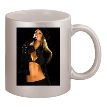 Alessandra Ambrosio 11oz Metallic Silver Mug