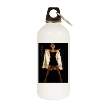 Alessandra Ambrosio White Water Bottle With Carabiner