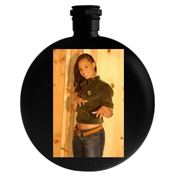 Alicia Keys Round Flask