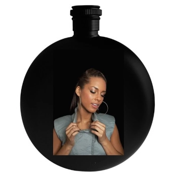 Alicia Keys Round Flask