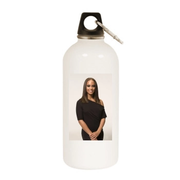 Alicia Keys White Water Bottle With Carabiner