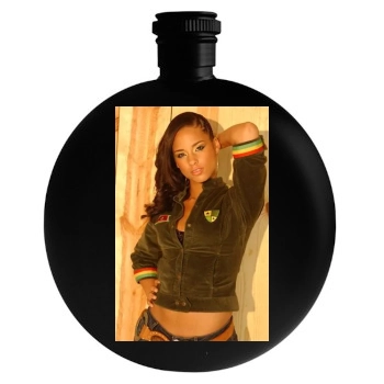 Alicia Keys Round Flask