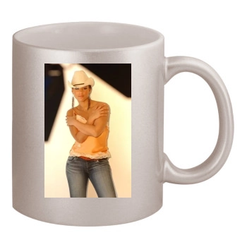 Alicia Keys 11oz Metallic Silver Mug