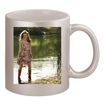 Alicia Silverstone 11oz Metallic Silver Mug