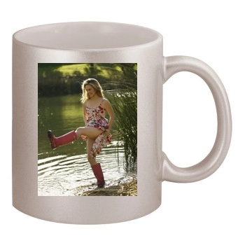 Alicia Silverstone 11oz Metallic Silver Mug