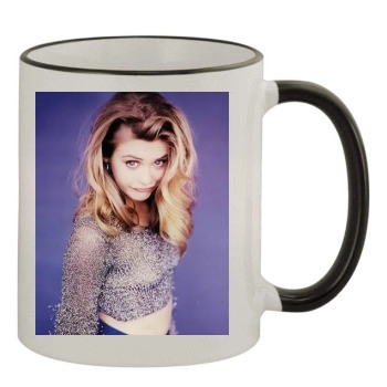 Alicia Silverstone 11oz Colored Rim & Handle Mug