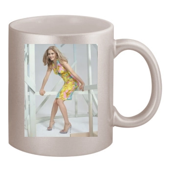 Alicia Silverstone 11oz Metallic Silver Mug