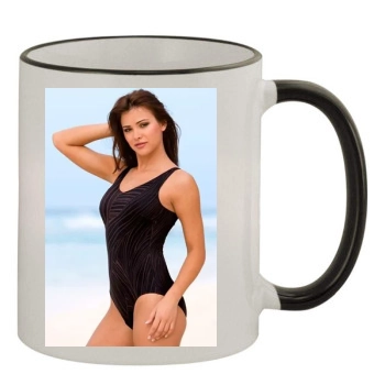 Alina Vacariu 11oz Colored Rim & Handle Mug