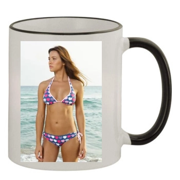 Alina Vacariu 11oz Colored Rim & Handle Mug