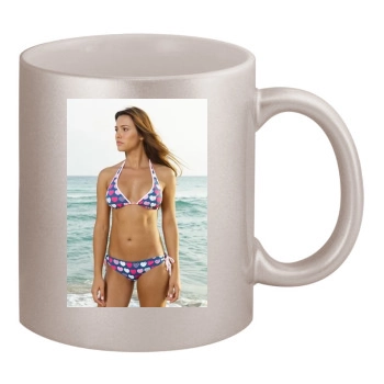 Alina Vacariu 11oz Metallic Silver Mug