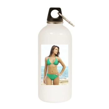 Alina Vacariu White Water Bottle With Carabiner