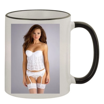 Alina Vacariu 11oz Colored Rim & Handle Mug