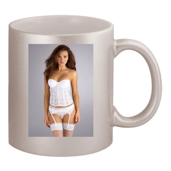 Alina Vacariu 11oz Metallic Silver Mug