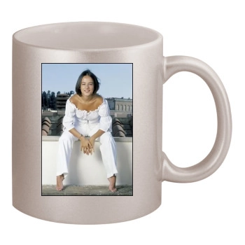 Alizee 11oz Metallic Silver Mug