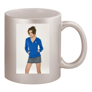 Alyssa Milano 11oz Metallic Silver Mug