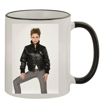 Alyssa Milano 11oz Colored Rim & Handle Mug