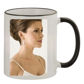 Alyssa Milano 11oz Colored Rim & Handle Mug