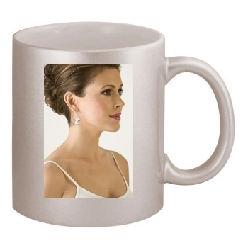 Alyssa Milano 11oz Metallic Silver Mug