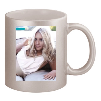 Amanda Bynes 11oz Metallic Silver Mug