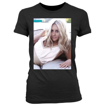 Amanda Bynes Women's Junior Cut Crewneck T-Shirt