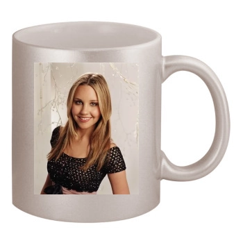 Amanda Bynes 11oz Metallic Silver Mug