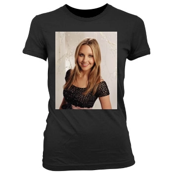 Amanda Bynes Women's Junior Cut Crewneck T-Shirt