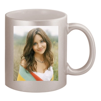 Amanda Bynes 11oz Metallic Silver Mug