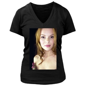 Amanda Holden Women's Deep V-Neck TShirt